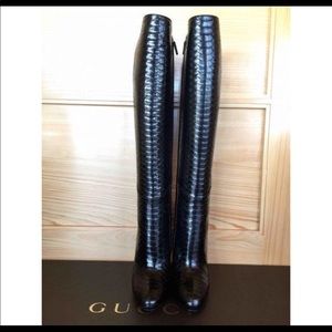 Gucci Python Boots